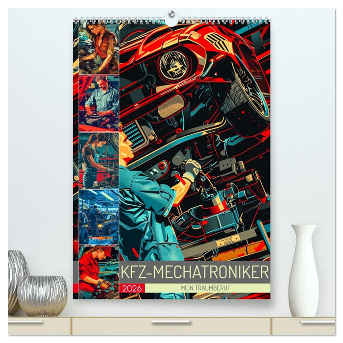 KFZ-Mechatroniker - Mein Traumberuf (CALVENDO Premium Wandkalender 2026)