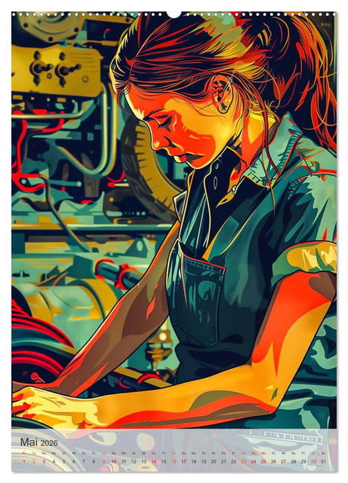KFZ-Mechatroniker - Mein Traumberuf (CALVENDO Premium Wandkalender 2026)