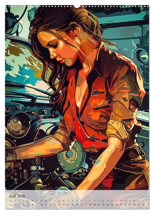 KFZ-Mechatroniker - Mein Traumberuf (CALVENDO Premium Wandkalender 2026)