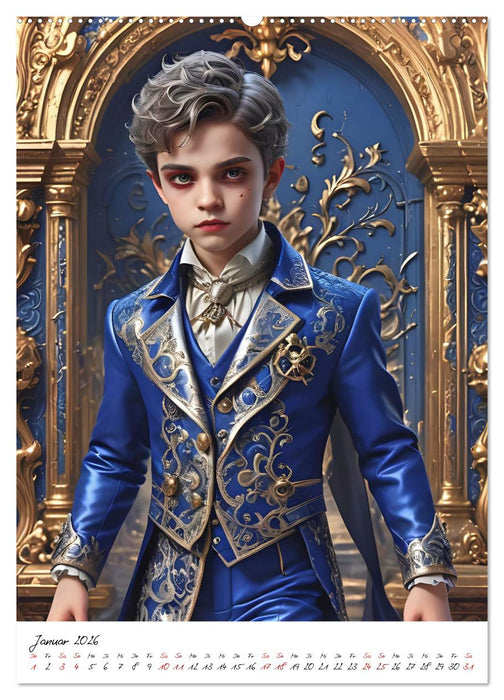 Vampirkinder der Finsternis (CALVENDO Premium Wandkalender 2026)