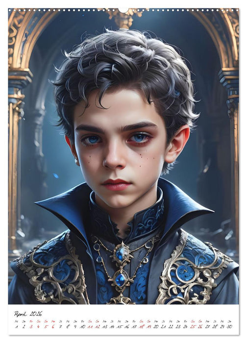 Vampirkinder der Finsternis (CALVENDO Premium Wandkalender 2026)