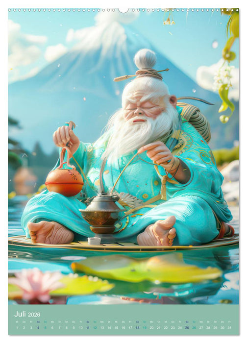 Animé - Bezaubernde Welt (CALVENDO Premium Wandkalender 2026)