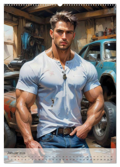 Knackige Kerle (CALVENDO Premium Wandkalender 2026)