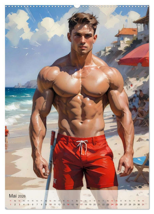 Knackige Kerle (CALVENDO Premium Wandkalender 2026)