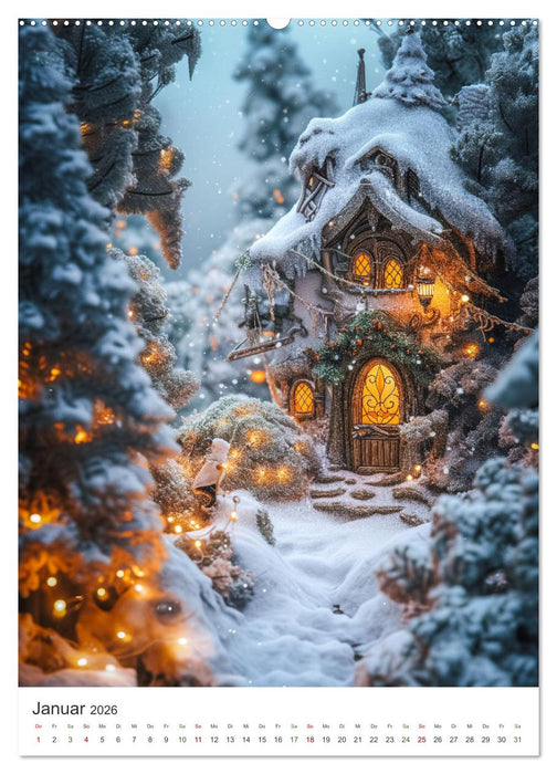 Verwunschener Zauberwald (CALVENDO Premium Wandkalender 2026)