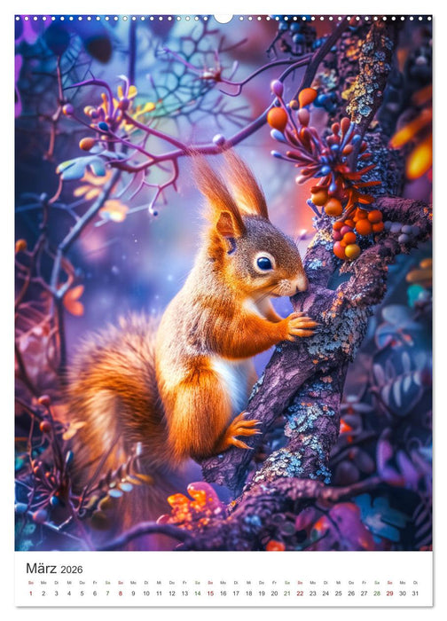 Verwunschener Zauberwald (CALVENDO Premium Wandkalender 2026)