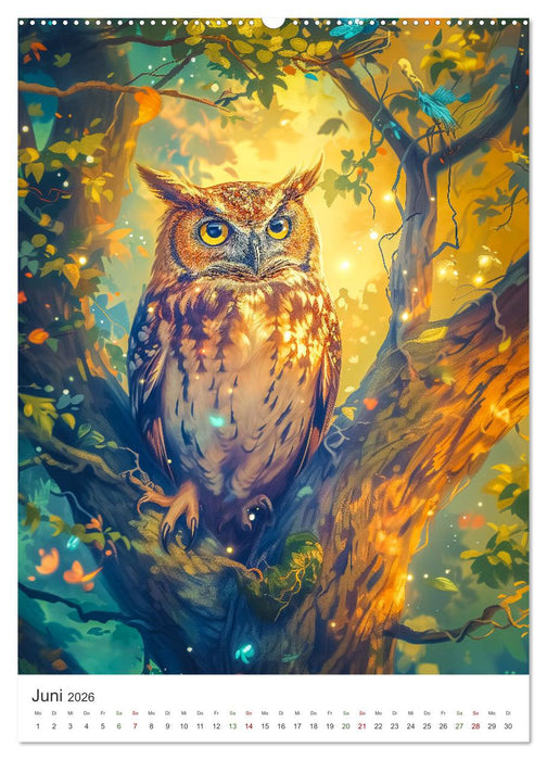 Verwunschener Zauberwald (CALVENDO Premium Wandkalender 2026)