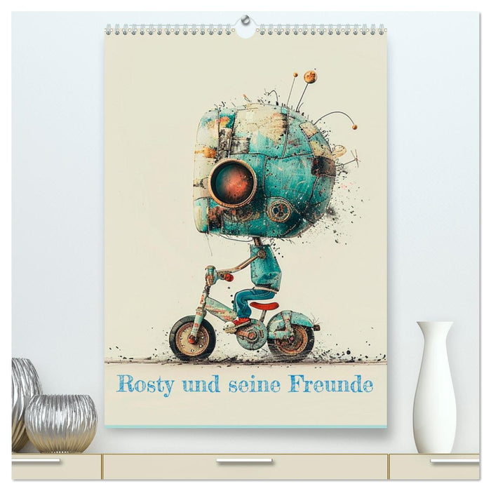Rosty und seine Freunde (CALVENDO Premium Wandkalender 2026)