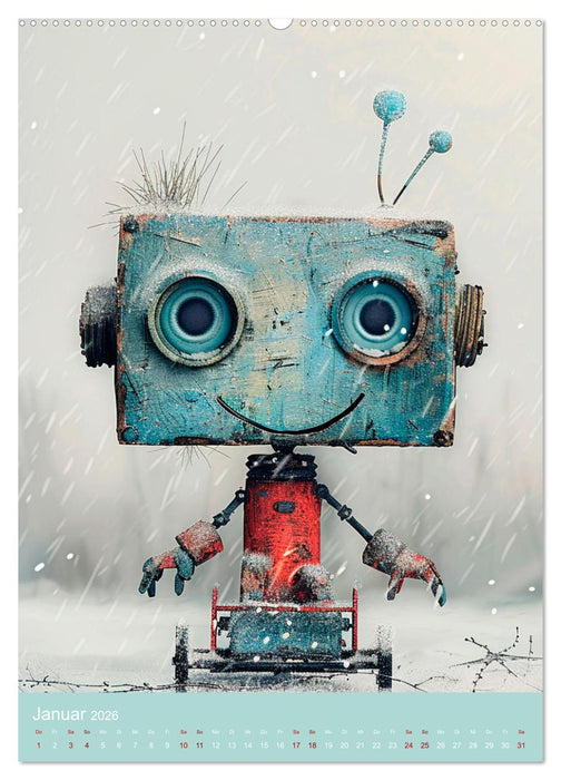 Rosty und seine Freunde (CALVENDO Premium Wandkalender 2026)