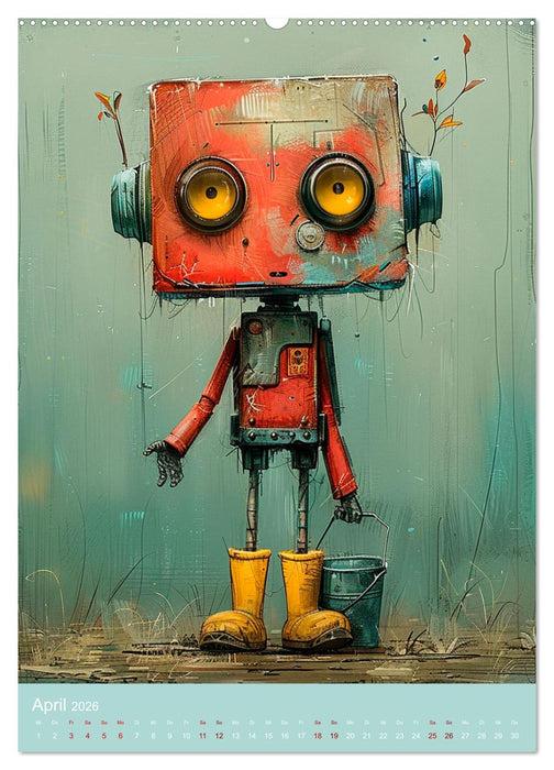 Rosty und seine Freunde (CALVENDO Premium Wandkalender 2026)