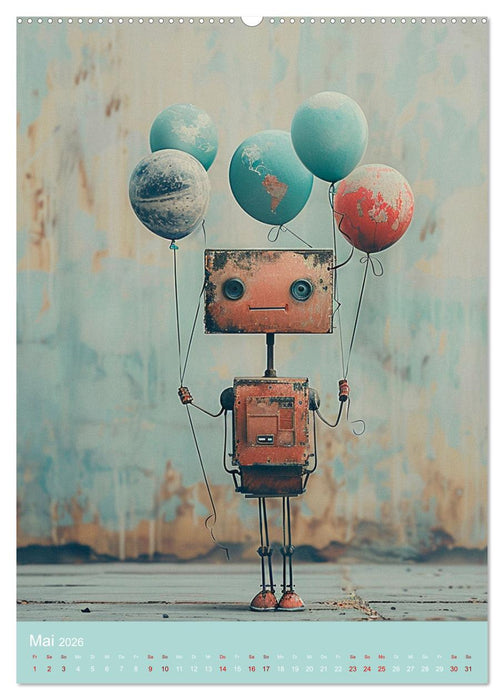 Rosty und seine Freunde (CALVENDO Premium Wandkalender 2026)