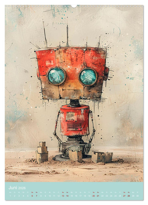 Rosty und seine Freunde (CALVENDO Premium Wandkalender 2026)