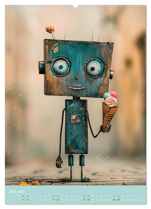 Rosty und seine Freunde (CALVENDO Premium Wandkalender 2026)