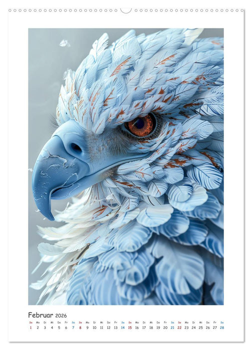 Tierische Kunst (CALVENDO Wandkalender 2026)