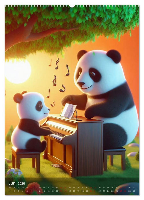 Lieblingskuscheltier - Wenn Kinderträume wahr werden (CALVENDO Premium Wandkalender 2026)