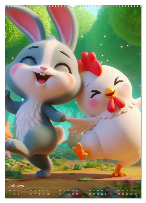 Lieblingskuscheltier - Wenn Kinderträume wahr werden (CALVENDO Premium Wandkalender 2026)