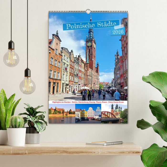 Polnische Städte - Highlights im Norden (CALVENDO Wandkalender 2026)
