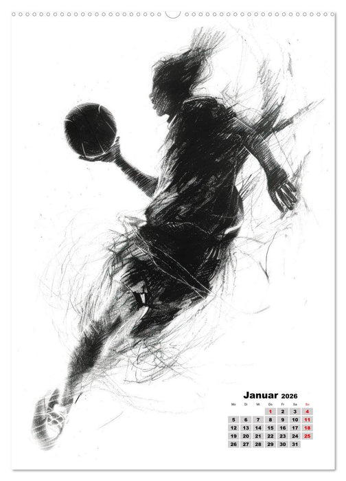 Unterwegs - Mit Stift und Pinsel (CALVENDO Premium Wandkalender 2026)