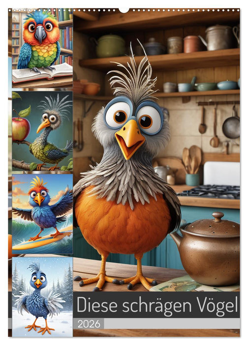 Diese schrägen Vögel (CALVENDO Wandkalender 2026)
