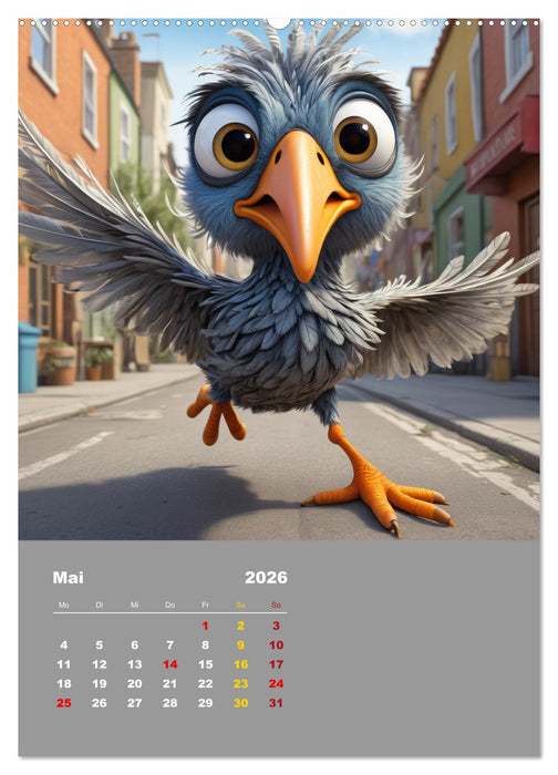 Diese schrägen Vögel (CALVENDO Wandkalender 2026)