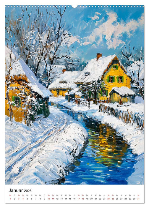 Niederländische Impressionen - Lebensgefühl zwischen Tulpen, Windmühlen und Grachten (CALVENDO Premium Wandkalender 2026)