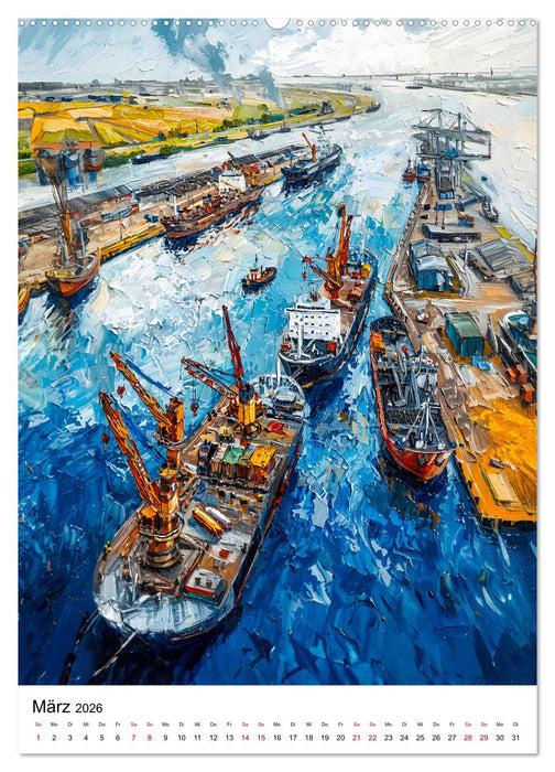 Niederländische Impressionen - Lebensgefühl zwischen Tulpen, Windmühlen und Grachten (CALVENDO Premium Wandkalender 2026)