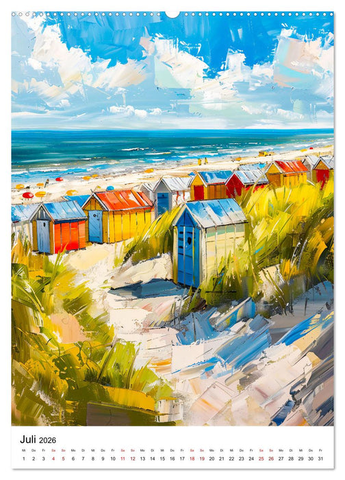 Niederländische Impressionen - Lebensgefühl zwischen Tulpen, Windmühlen und Grachten (CALVENDO Premium Wandkalender 2026)