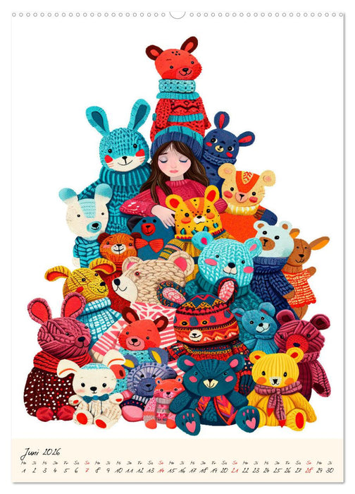 Im Strickfieber (CALVENDO Premium Wandkalender 2026)