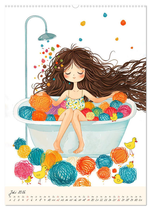 Im Strickfieber (CALVENDO Premium Wandkalender 2026)