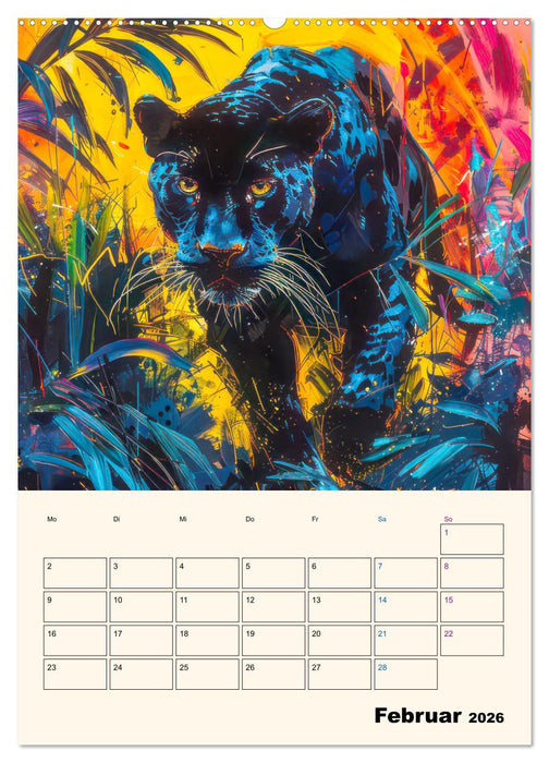 Dschungeltiere - Einzigartige Faszination (CALVENDO Wandkalender 2026)