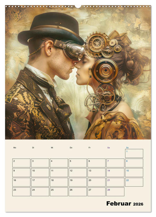 Steampunk - Mechanische Fantasiewelt (CALVENDO Wandkalender 2026)