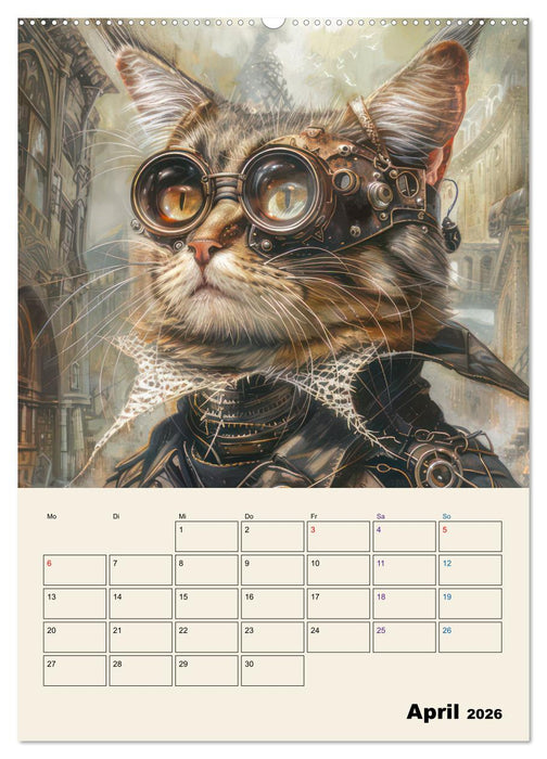 Steampunk - Mechanische Fantasiewelt (CALVENDO Wandkalender 2026)