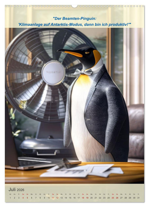 Der tierisch lustige Beamtenkalender (CALVENDO Premium Wandkalender 2026)