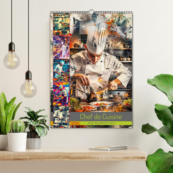 Chef de Cuisine - Mein Traumberuf Koch (CALVENDO Wandkalender 2026)