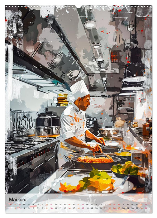 Chef de Cuisine - Mein Traumberuf Koch (CALVENDO Wandkalender 2026)