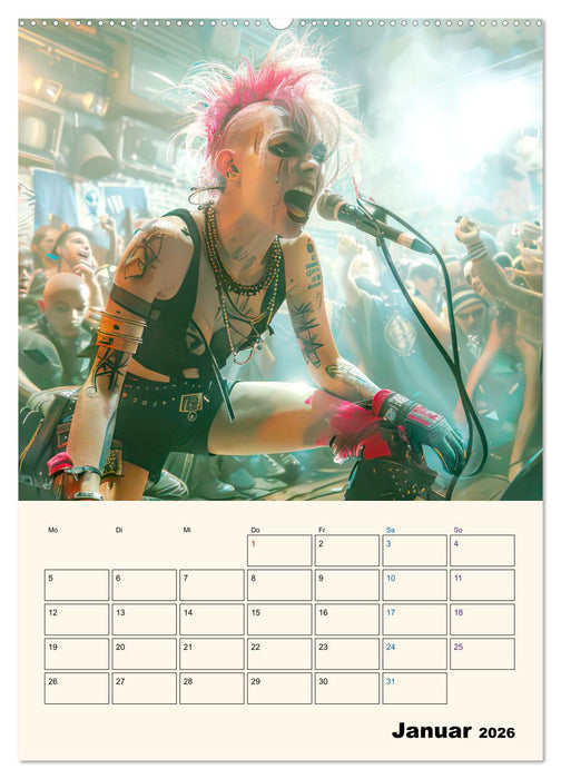 Punkergören - In Aktion (CALVENDO Premium Wandkalender 2026)