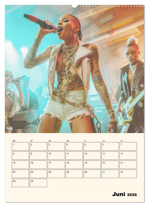 Punkergören - In Aktion (CALVENDO Premium Wandkalender 2026)