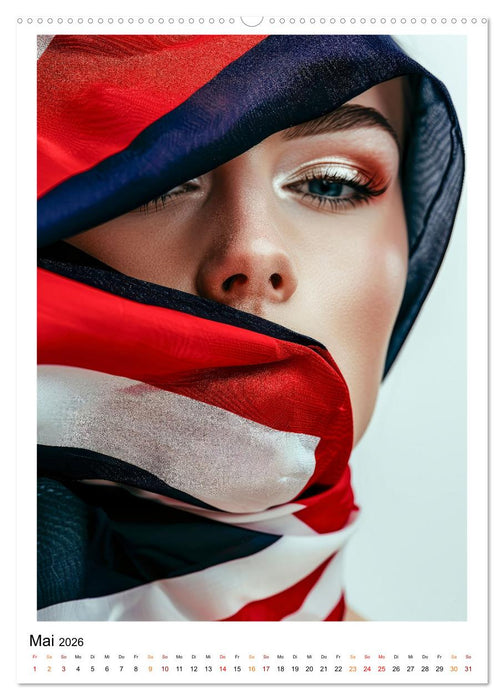 Europa zeigt Flagge (CALVENDO Premium Wandkalender 2026)