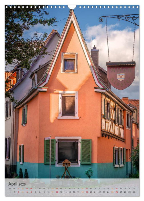 Stadtbummel in Ladenburg - Die Römer- und Fachwerk-Stadt (CALVENDO Wandkalender 2026)