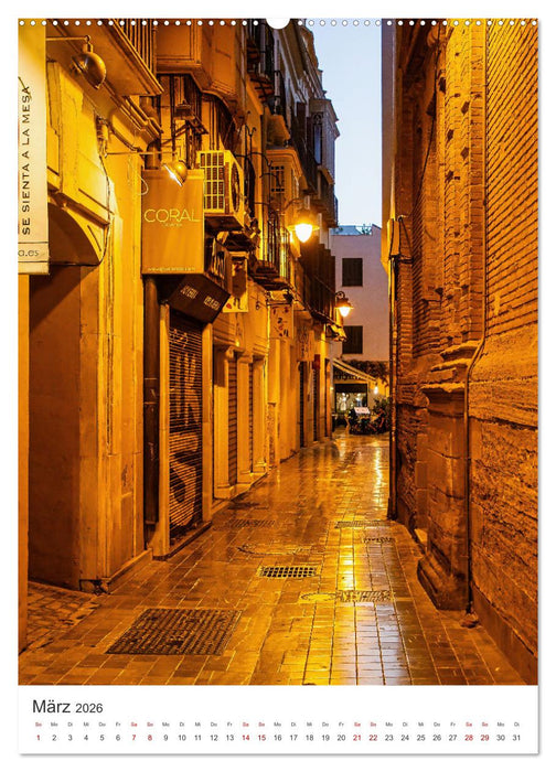 Andalusien - Malerische Gassen (CALVENDO Wandkalender 2026)