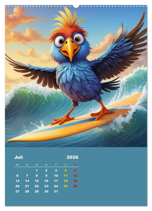 Diese schrägen Vögel (CALVENDO Premium Wandkalender 2026)