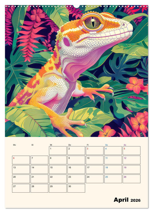 Dschungeltiere - Einzigartige Faszination (CALVENDO Premium Wandkalender 2026)