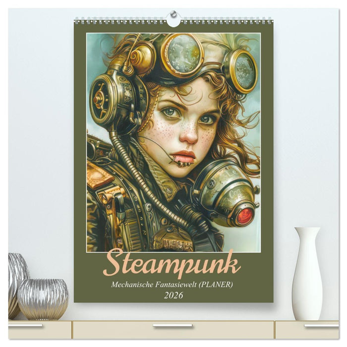 Steampunk - Mechanische Fantasiewelt (CALVENDO Premium Wandkalender 2026)