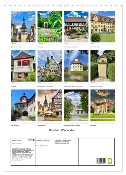 Rund um Winnenden (CALVENDO Wandkalender 2026)