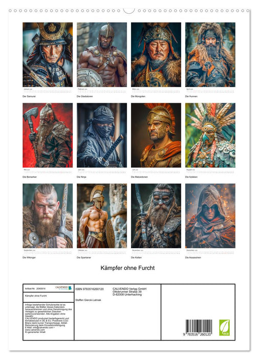 Kämpfer ohne Furcht (CALVENDO Premium Wandkalender 2026)
