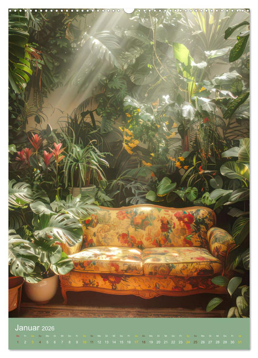 Dschungelbehausungen - Traumhaft exotisch (CALVENDO Wandkalender 2026)