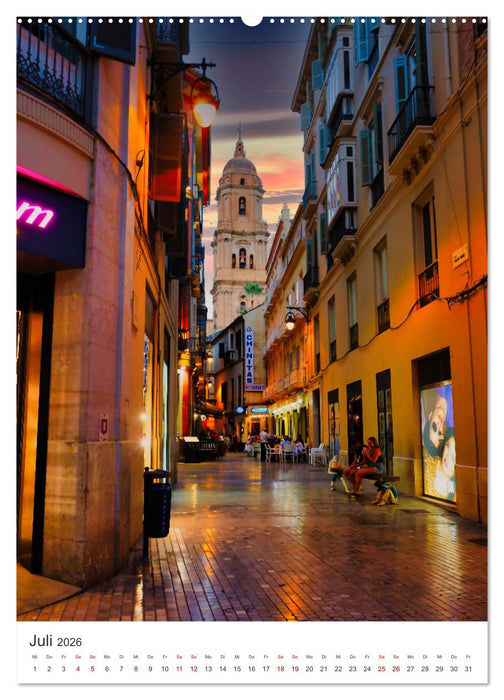 Andalusien - Malerische Gassen (CALVENDO Premium Wandkalender 2026)