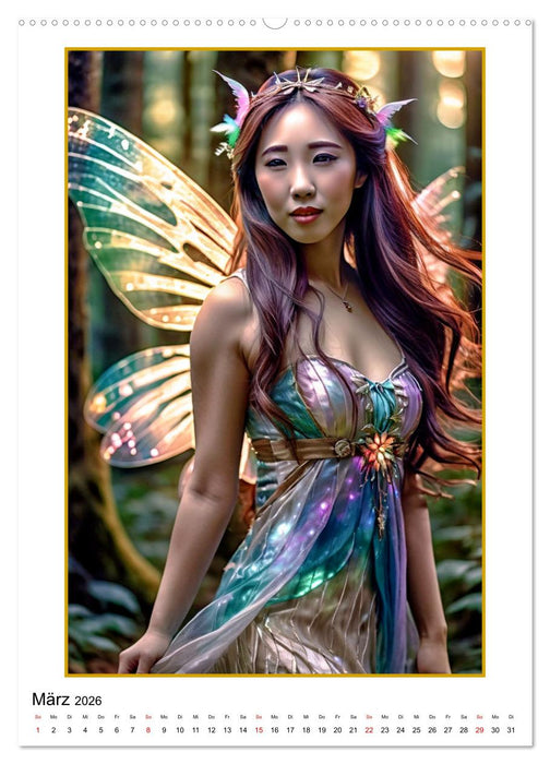 Fantasy-Frauenfiguren (CALVENDO Premium Wandkalender 2026)