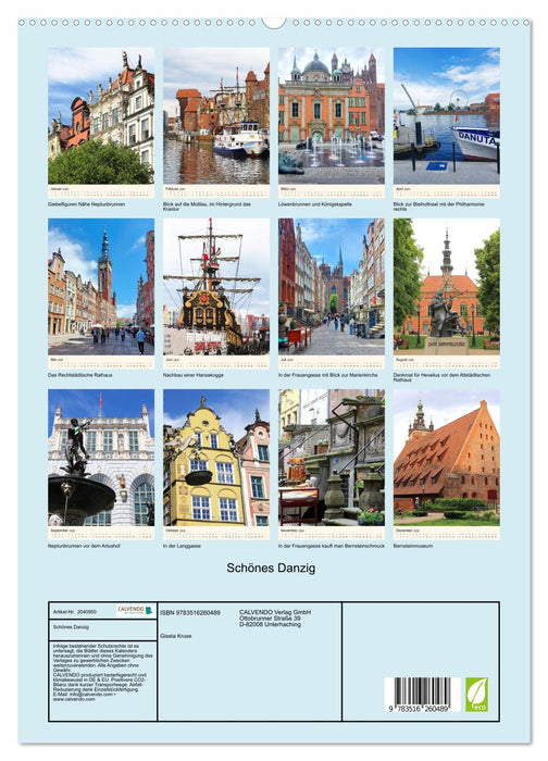Schönes Danzig (CALVENDO Premium Wandkalender 2026)