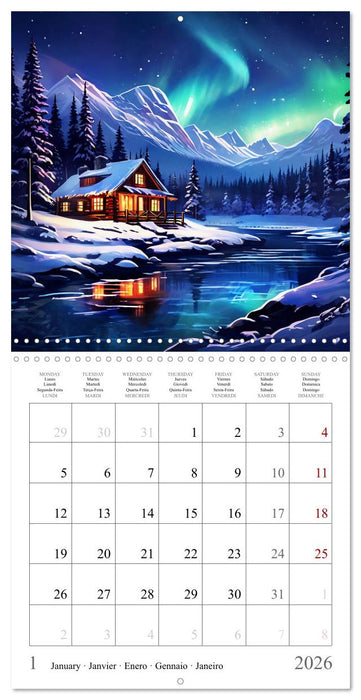 Magic Forest - Vacation (CALVENDO Monthly Calendar 2026)